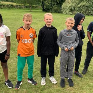 We are ready for the evening activities at Trewern.