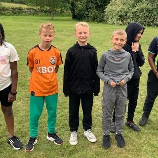 We are ready for the evening activities at Trewern.