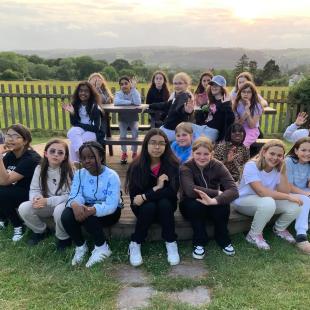 The girls had a great day yesterday, all settled in now and enjoying Trewern.